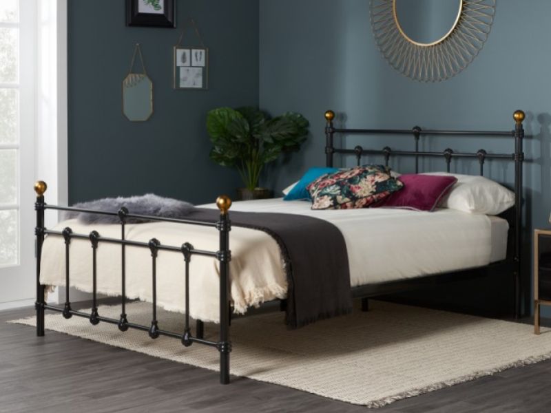 Birlea Atlas 4ft6 Double Black Metal Bed Frame