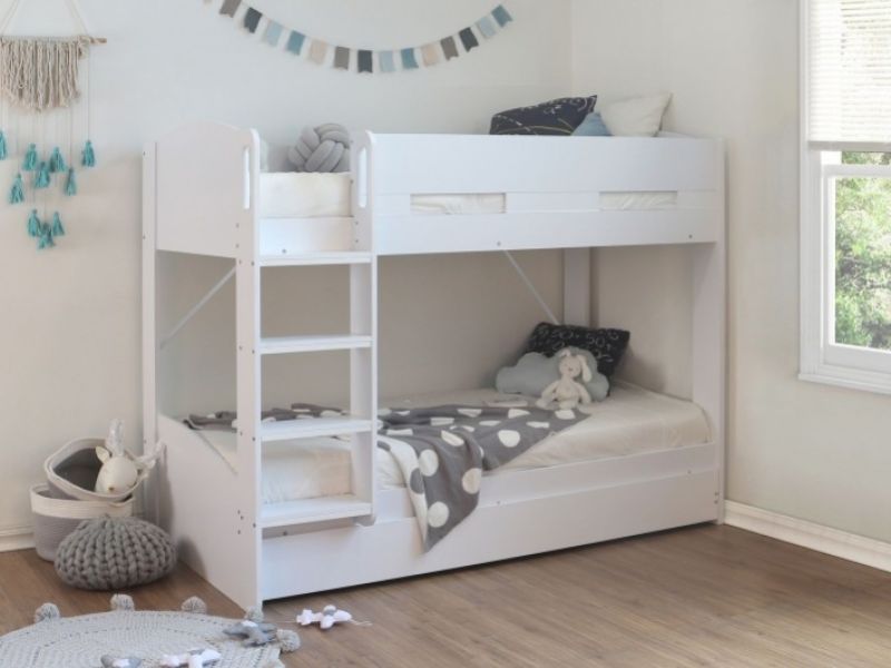 Flintshire Billie White Wooden Bunk Bed