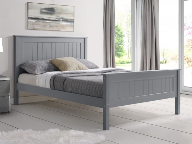 Limelight Taurus 4ft6 Double Grey Wooden Bed Frame