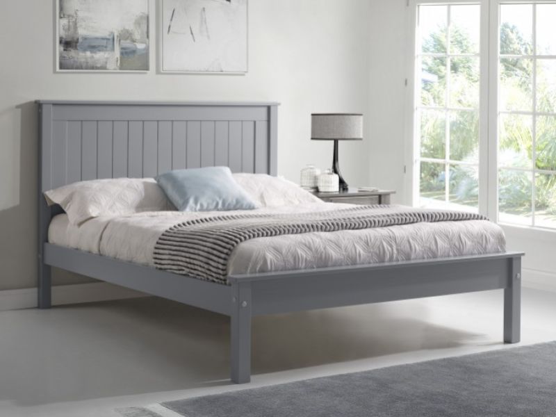 Limelight Taurus 5ft Kingsize Grey Wooden Bed Frame With Low Foot End