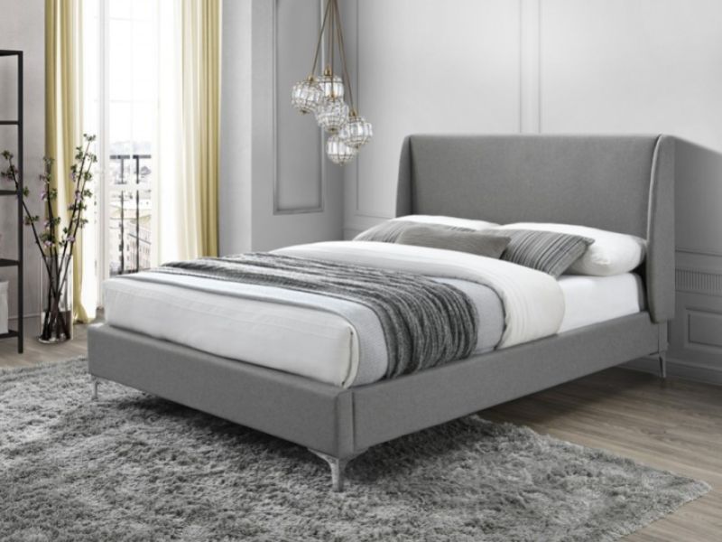 Limelight Frida 5ft Kingsize Grey Fabric Bed Frame