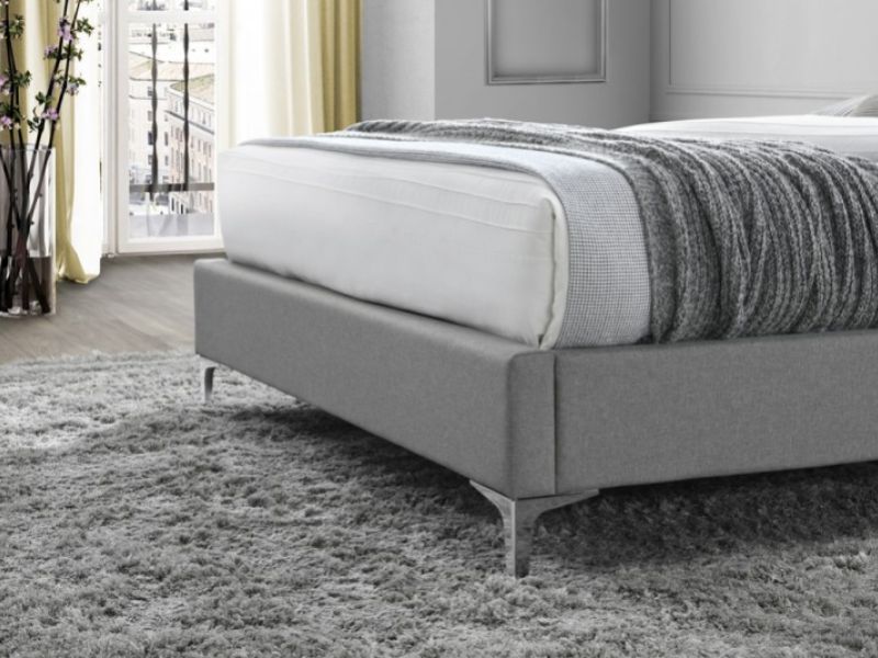 Limelight Frida 5ft Kingsize Grey Fabric Bed Frame