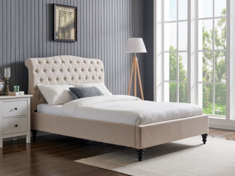 Limelight Rosa 5ft Kingsize Natural Fabric Bed Frame