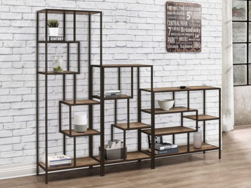 Birlea Urban Rustic Finish Tall Shelving Unit