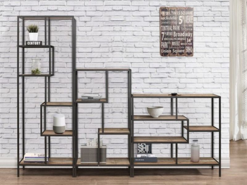 Birlea Urban Rustic Finish Tall Shelving Unit