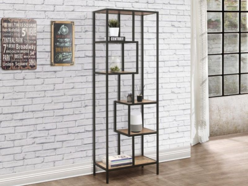 Birlea Urban Rustic Finish Tall Shelving Unit