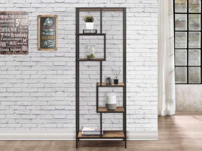 Birlea Urban Rustic Finish Tall Shelving Unit