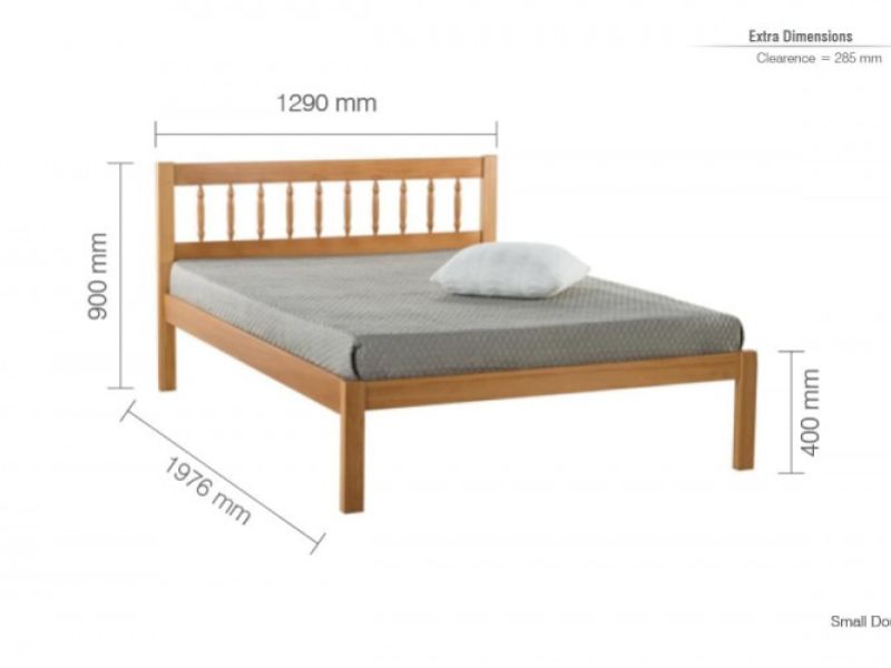 Birlea Santos 4ft Small Double Pine Wooden Bed Frame