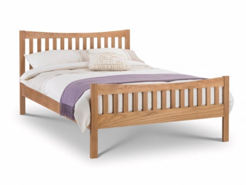 Julian Bowen Bergamo 4ft6 Double Oak Bed Frame