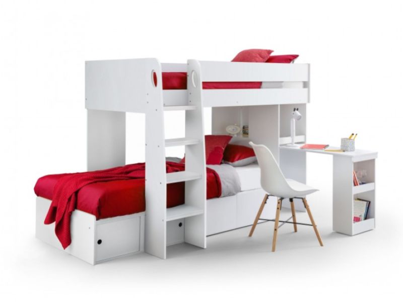 Julian Bowen Eclipse Bunk Bed In White