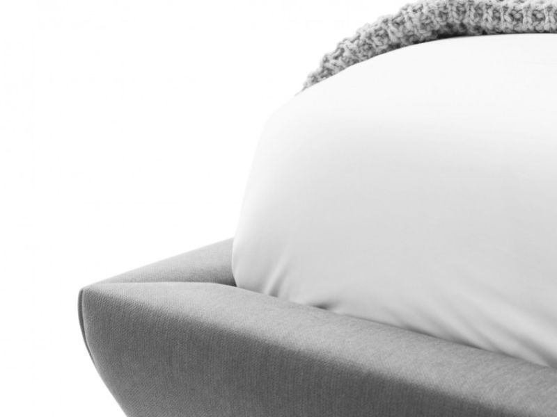 Julian Bowen Kyoto 5ft Kingsize Grey Fabric Bed Frame