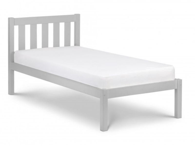 Julian Bowen Luna 3ft Single Dove Grey Wooden Bed Frame