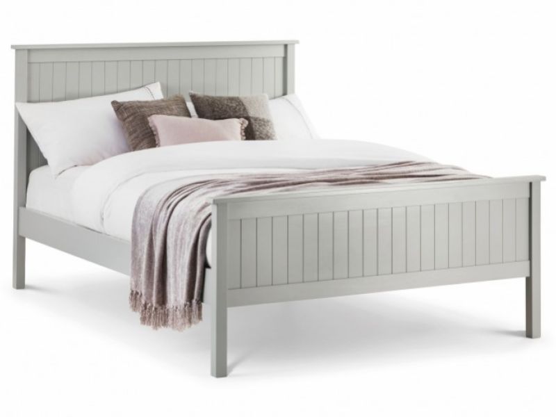 Julian Bowen Maine 4ft6 Double Dove Grey Wooden Bed Frame