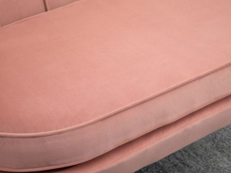 Birlea Ariel 2 Seater Sofa In Soft Coral Fabric