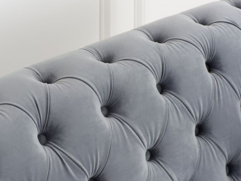 Birlea Chester 2 Seater Sofa In Grey Fabric