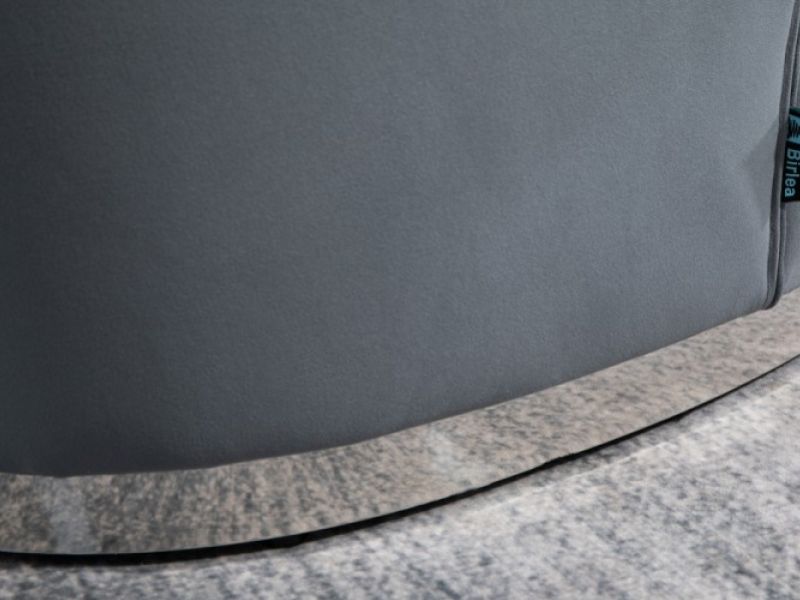 Birlea Cleo Accent Chair In Grey Fabric
