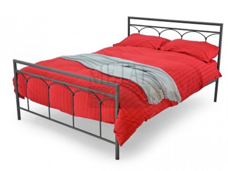 Metal Beds Kent 3ft (90cm) Single Black Metal Bed Frame
