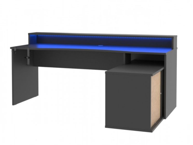 Flair Furnishings Power W Gaming Desk