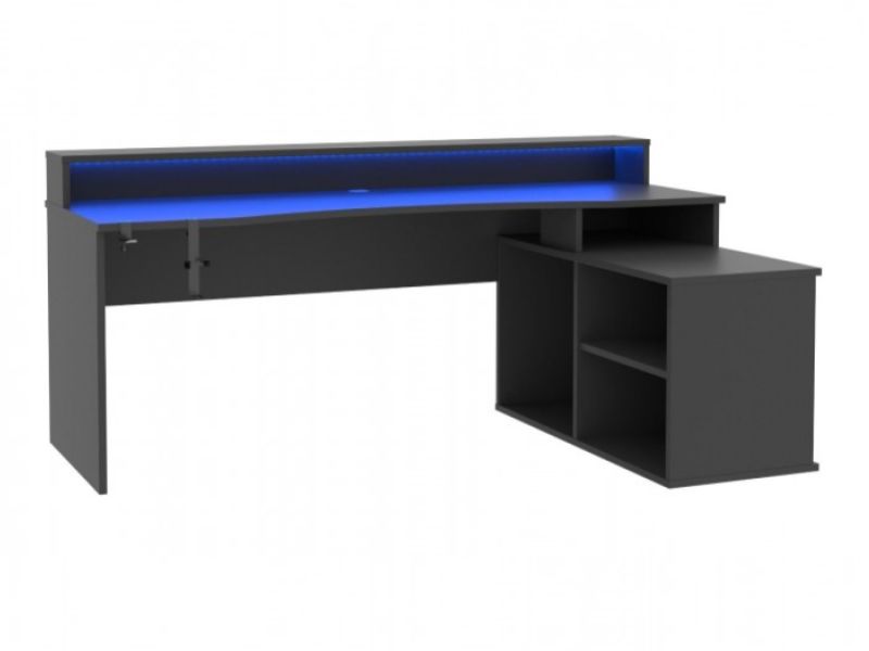 Flair Furnishings Power W Gaming Desk