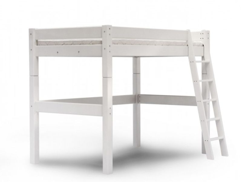 Flair Furnishings Scandinavia Double High Sleeper Bed In White