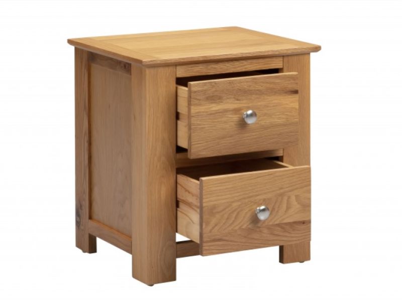 Flintshire Glynne Light Oak Bedside