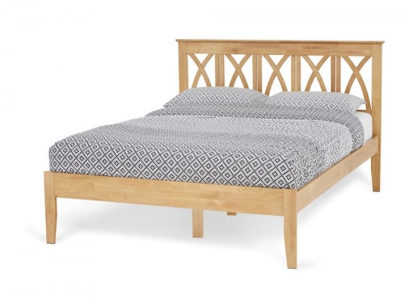 Serene Autumn 6ft Super Kingsize Wooden Bed Frame In Honey Oak