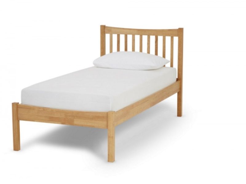 Serene Alice 3ft Single Wooden Bed Frame In Honey Oak