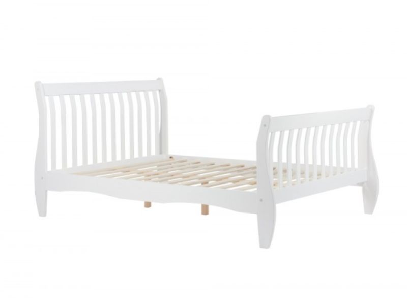 Birlea Belford 4ft6 Double White Wooden Bed Frame