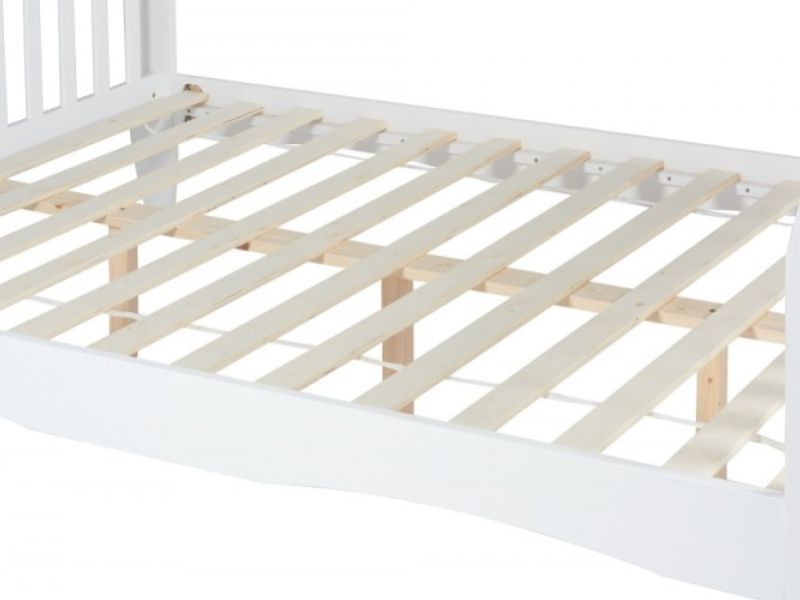 Birlea Belford 4ft6 Double White Wooden Bed Frame