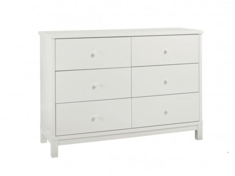 Bentley Designs Atlanta White 6 Drawer Chest