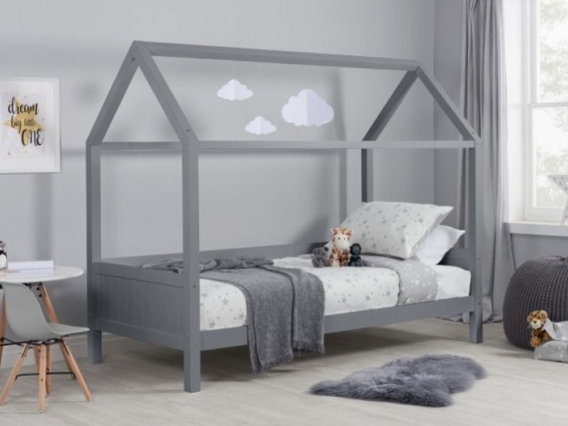 Birlea Home 3ft Single Grey Wooden Bed Frame