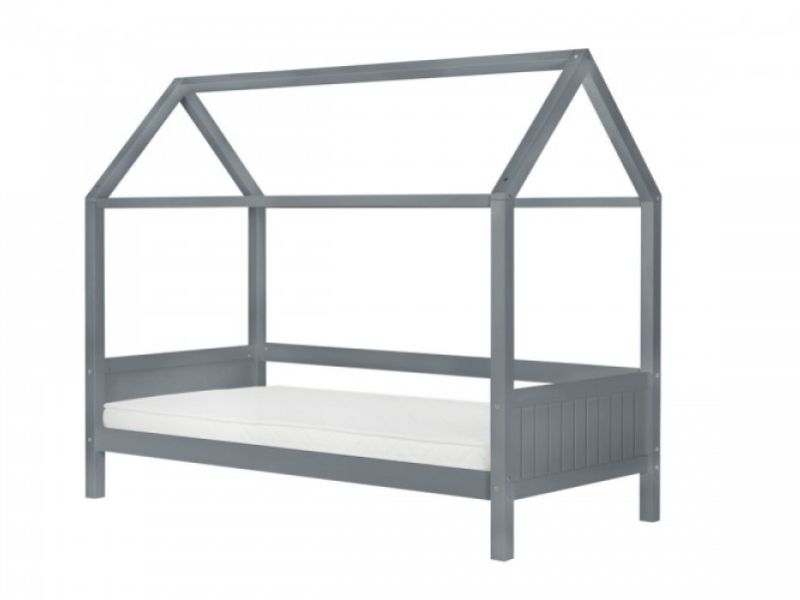 Birlea Home 3ft Single Grey Wooden Bed Frame