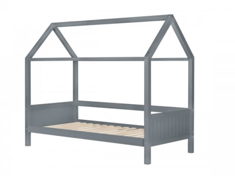 Birlea Home 3ft Single Grey Wooden Bed Frame