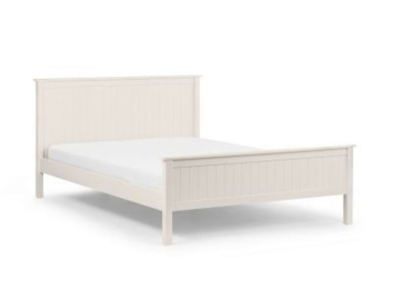 Julian Bowen Maine 3ft Single Surf White Wooden Bed Frame