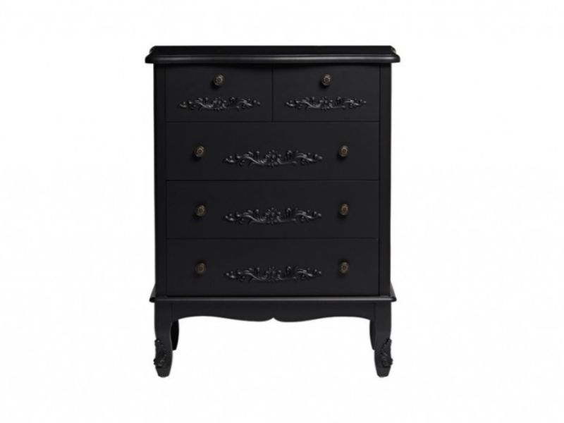 LPD Antoinette 3 Plus 2 Drawer Chest In Black