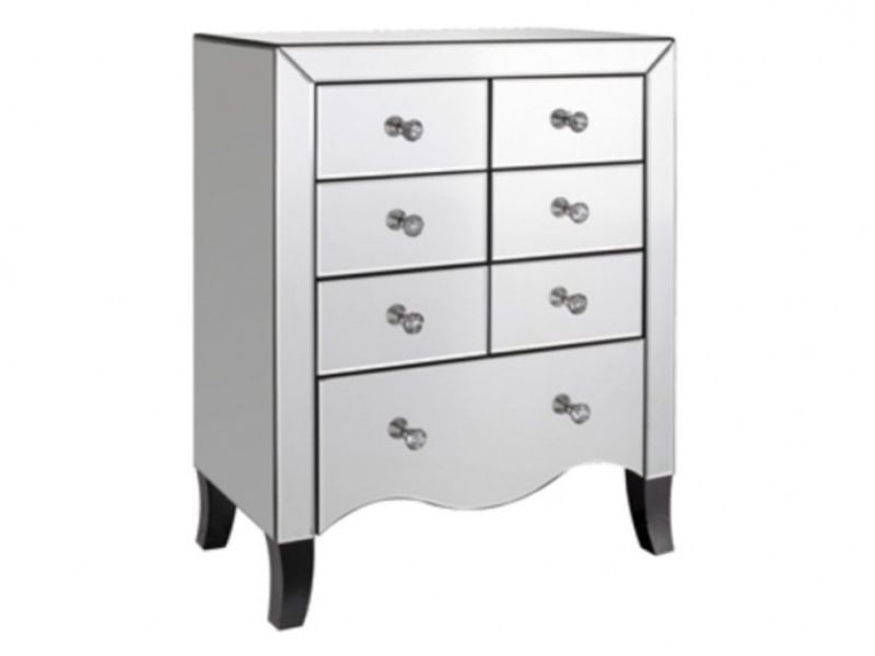 LPD Valentina Mirrored 7 Drawer Chest