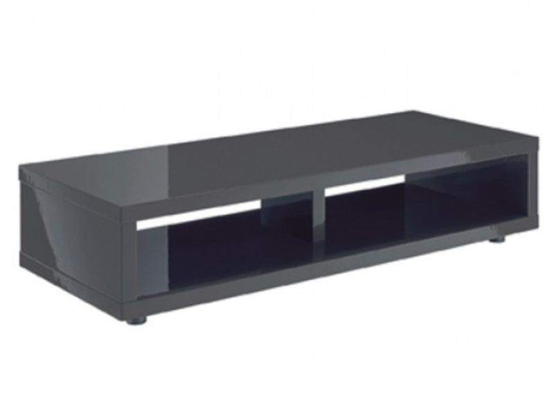 LPD Puro TV Unit In Charcoal Gloss