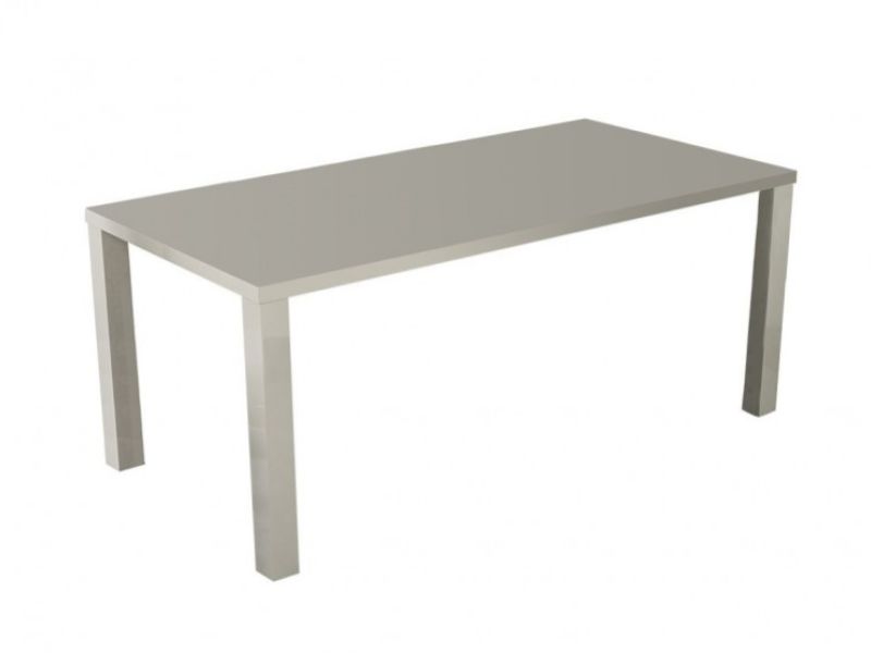 LPD Puro Medium Size Dining Table In Stone Gloss