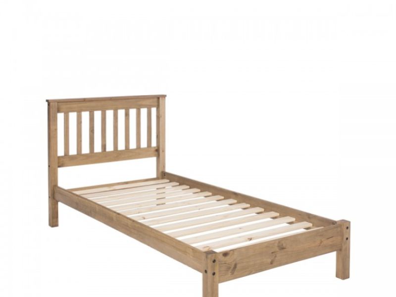 Core Corona 3ft Single Pine Wooden Bed Frame