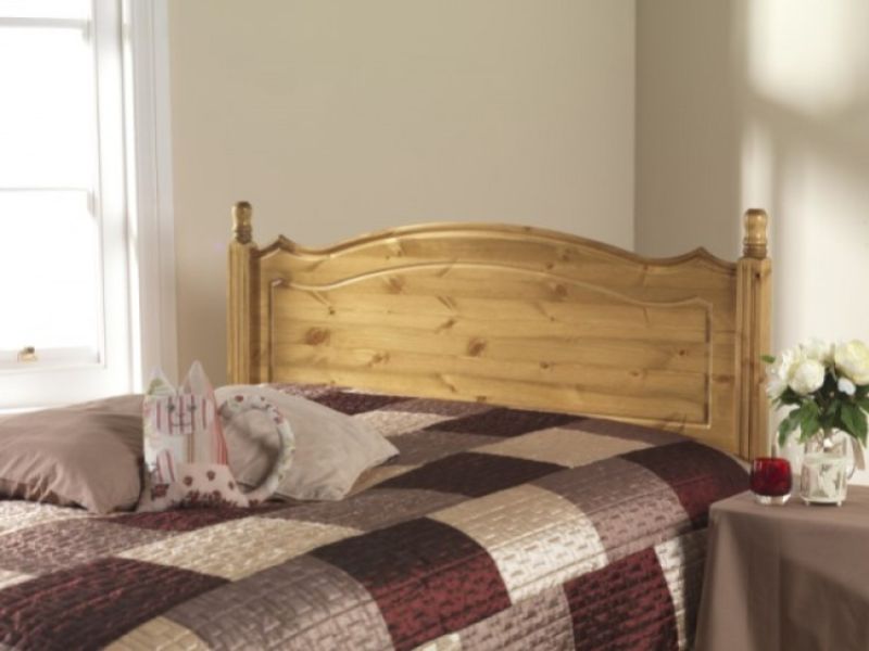 Friendship Mill Boston 4ft6 Double Pine Wooden Headboard