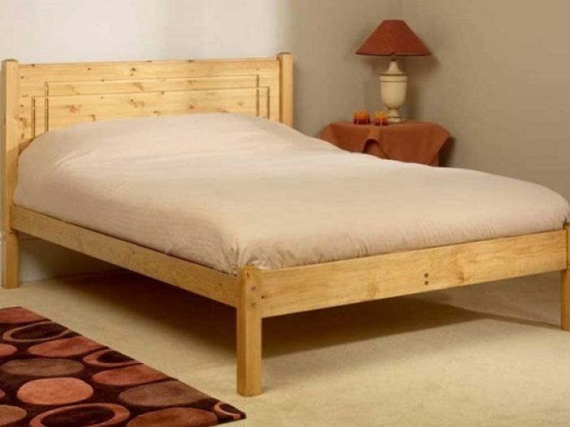 Friendship Mill Vegas Low Foot End 4ft Small Double Pine Wooden Bed Frame