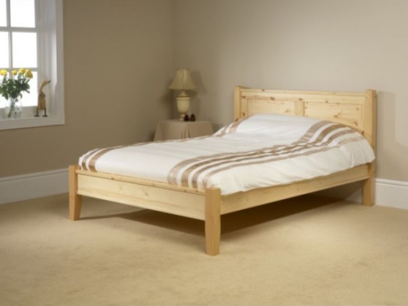 Friendship Mill Coniston Low Foot End 4ft Small Double Pine Wooden Bed Frame