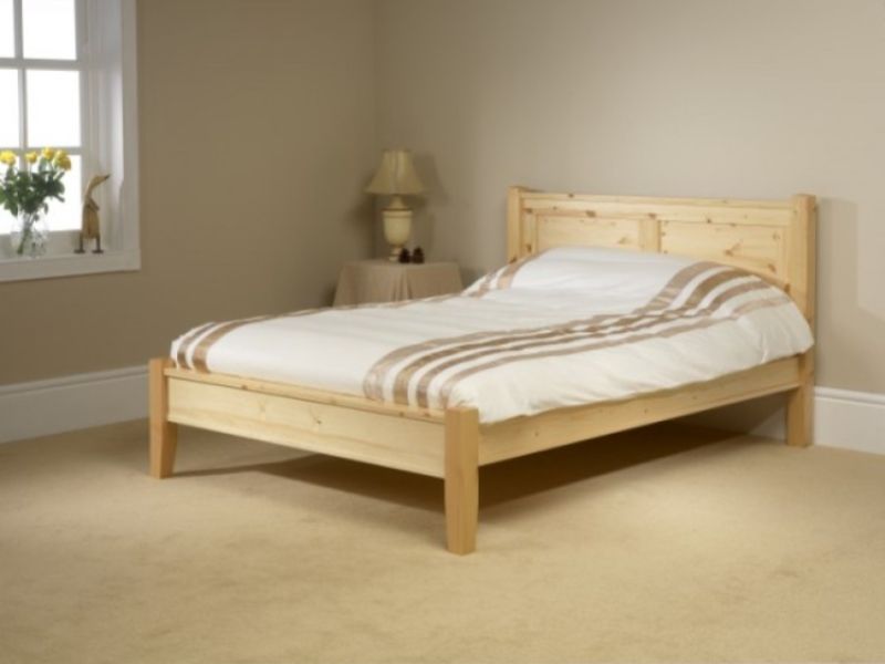 Friendship Mill Coniston Low Foot End 4ft6 Double Pine Wooden Bed Frame