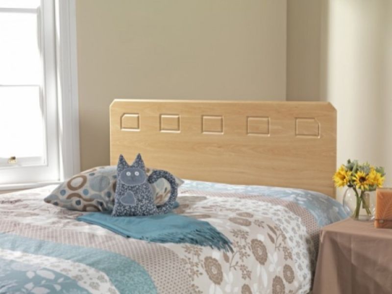 Friendship Mill Miami 5ft Kingsize Beech Wooden Headboard