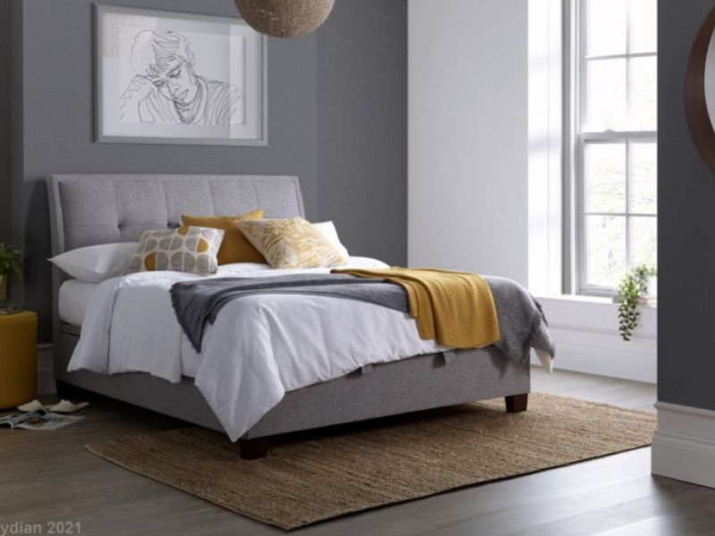Kaydian Accent 5ft Kingsize Marbella Grey Ottoman Storage Bed
