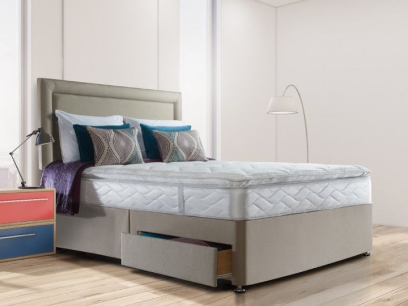 Sealy Pearl Luxury 3ft Single Divan Bed