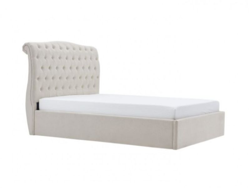 Limelight Rosa 3ft Single Natural Fabric Ottoman Bed Frame
