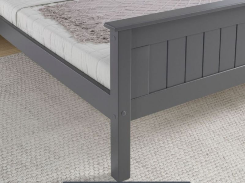 Limelight Taurus 4ft6 Double Dark Grey Wooden Bed Frame