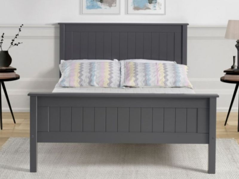 Limelight Taurus 5ft Kingsize Dark Grey Wooden Bed Frame