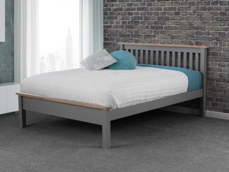 Sweet Dreams Newman 4ft Small Double Grey Wooden Bed Frame